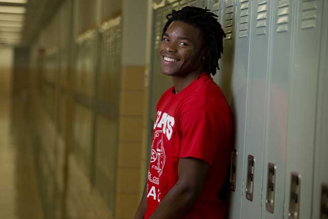 Shaq Vann as The Tribune’s Boys Athlete of the Year in 2014. (SBT Photo/JAMES BROSHER)