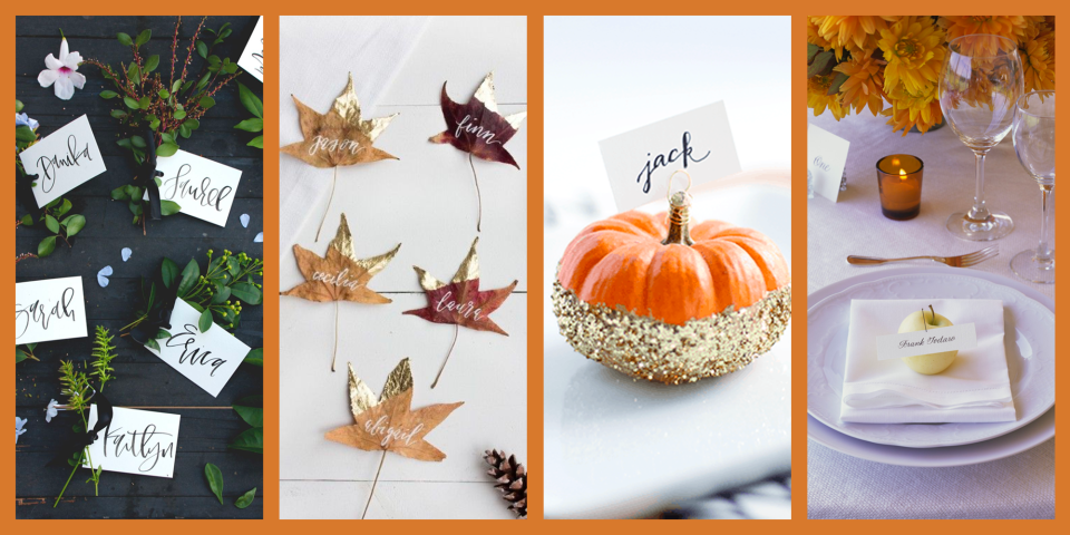 These Thoughtful Thanksgiving Place Cards Will Make Guests Feel Right at Home