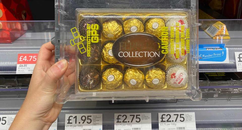 Populate chocolate brand Ferrero Rocher is alsl being targeted by thieves. (SWNS)