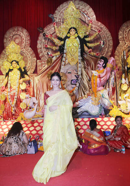 Celebs spotted at Durga Puja