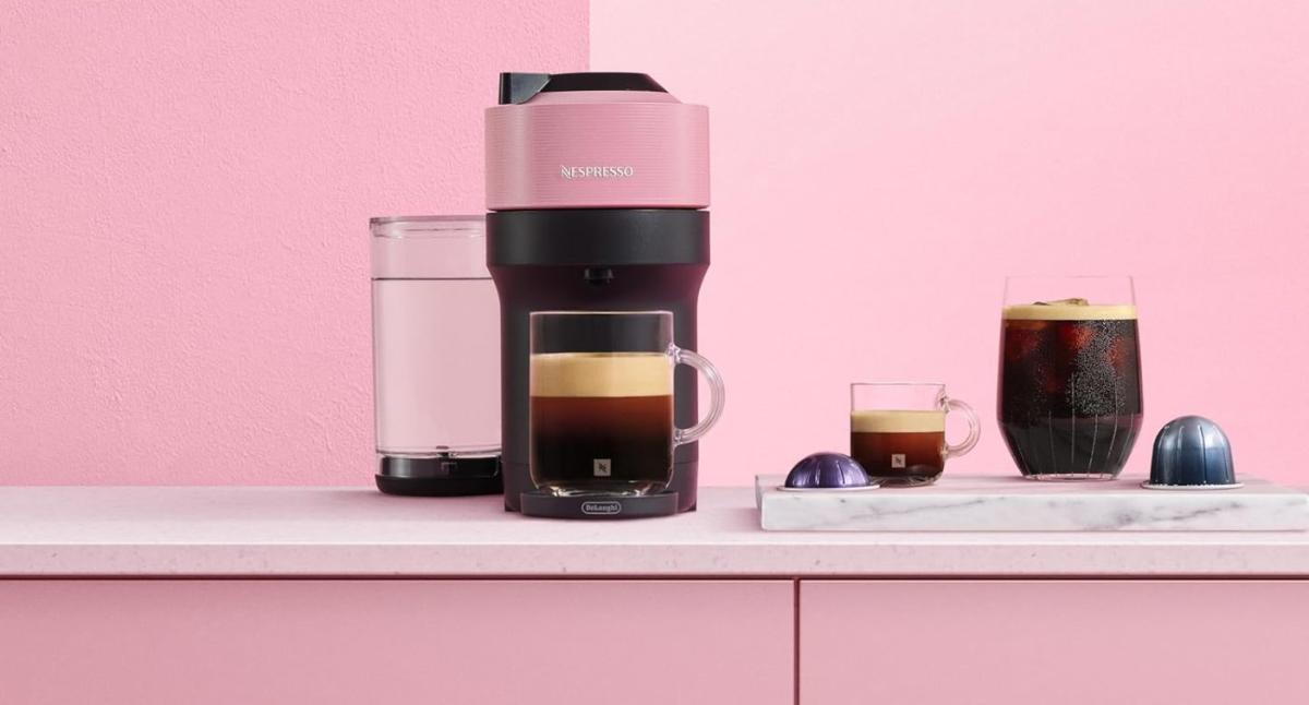 This pink Nespresso machine makes a great back-to-school gift for your child’s college dorm – save 42% on Amazon