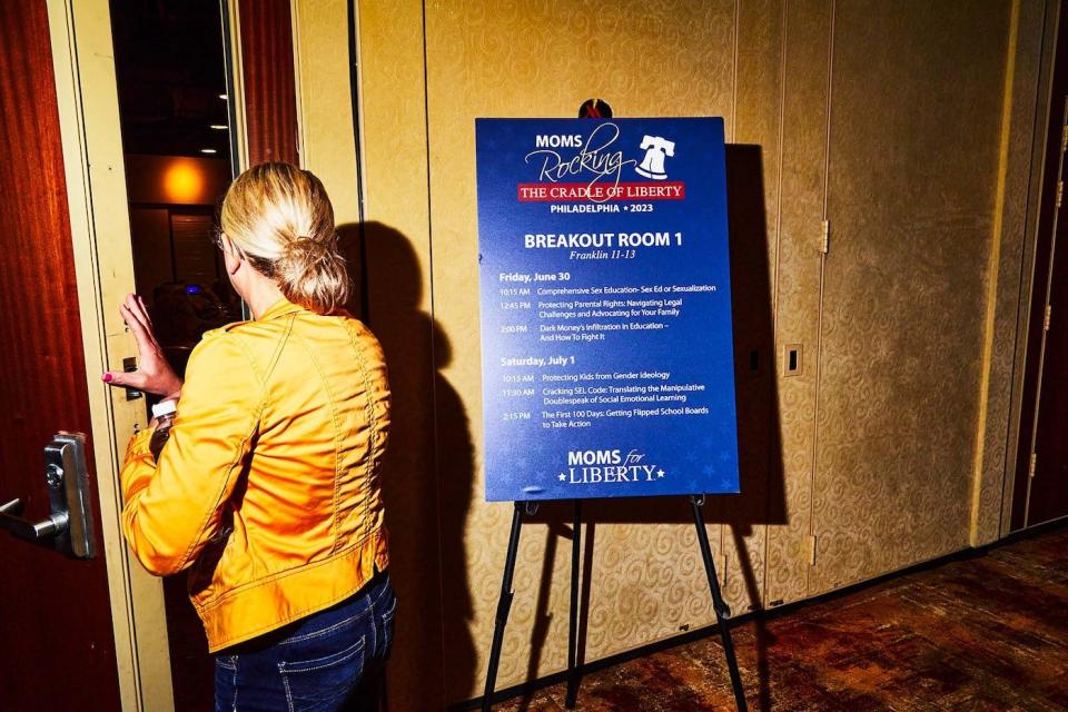 <span class="caption-text">Among the summit’s offerings: seminars on taking over school boards, protecting kids from gender ideology, and fighting dark money.</span>
