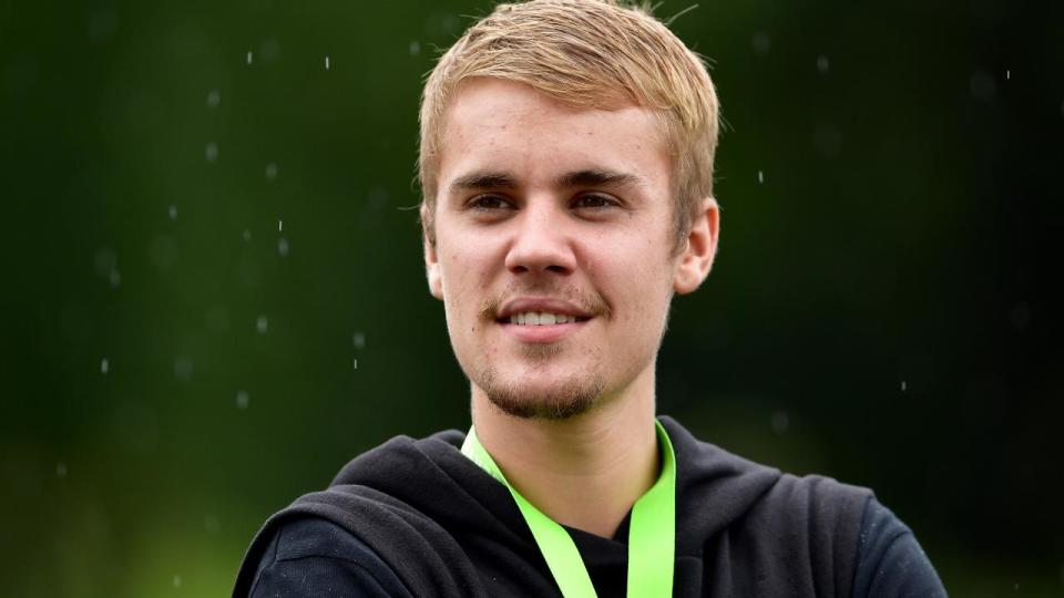 Bieber shared that he's 'working hard' at his relationship with his father, who was absent for some of his childhood.