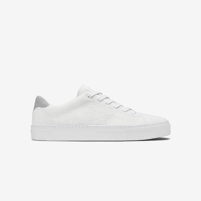 greats, white sneakers, knit sneakers