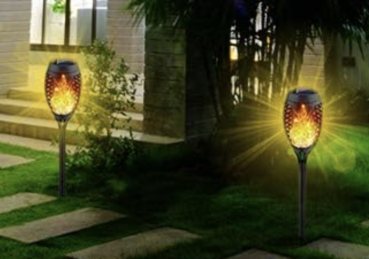 “Festive” solar flashlights to make your garden shine are 40% off at Amazom