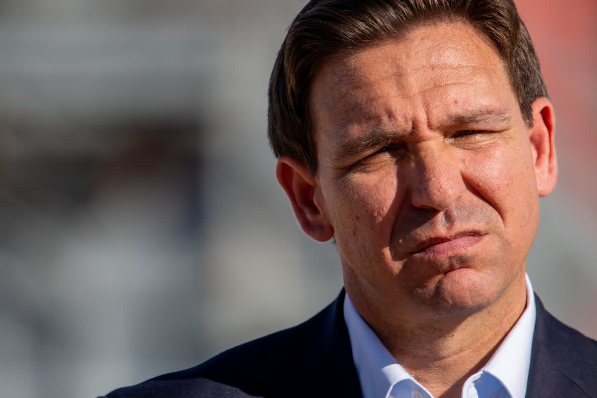 DeSantis signed legislation that banned union dues from being automatically taken from paychecks to fund teachers’ and public employees’ unions (Getty Images)