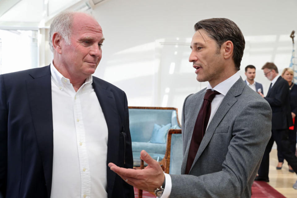 Lange stand Hoeneß für Trainer und Freund Niko Kovac ein - man denke an die legendäre Pressekonferenz im Oktober 2018. Bei der Suche nach einem neuen Trainer ist er nicht mehr entscheidend involviert.