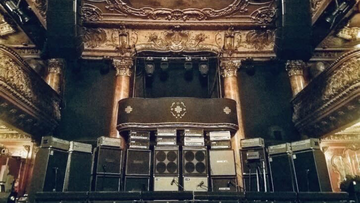  The Great American Music Hall with d&b audiotechnik loudspeakers on stage. . 
