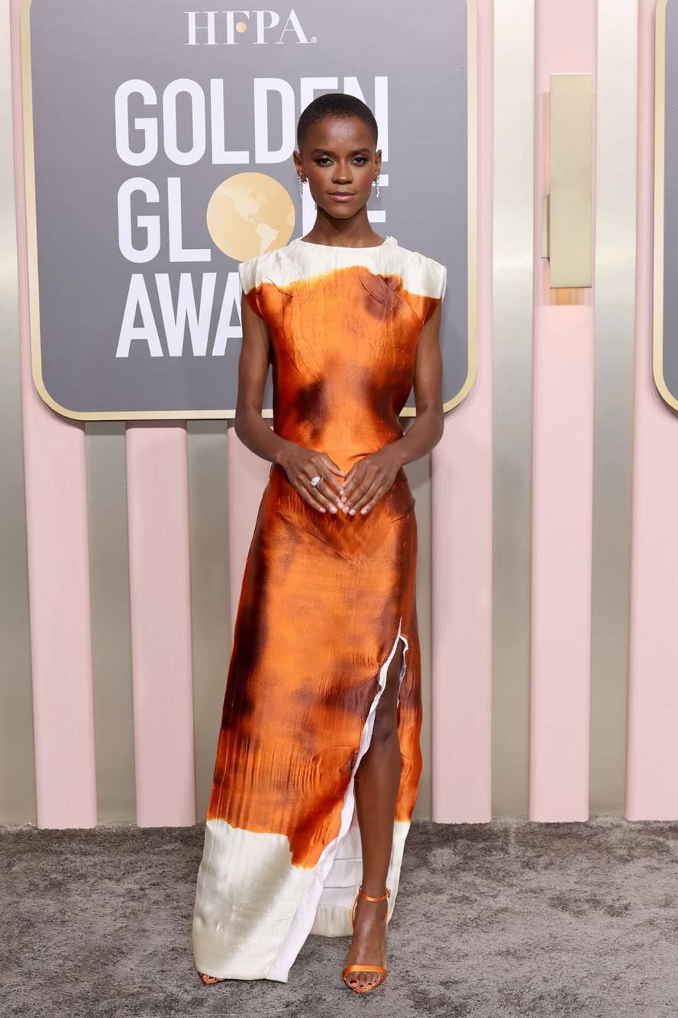<div class="inline-image__caption"><p>Letitia Wright attends the 80th Annual Golden Globe Awards at The Beverly Hilton on January 10, 2023 in Beverly Hills, California.</p></div> <div class="inline-image__credit">Amy Sussman/Getty Images</div>