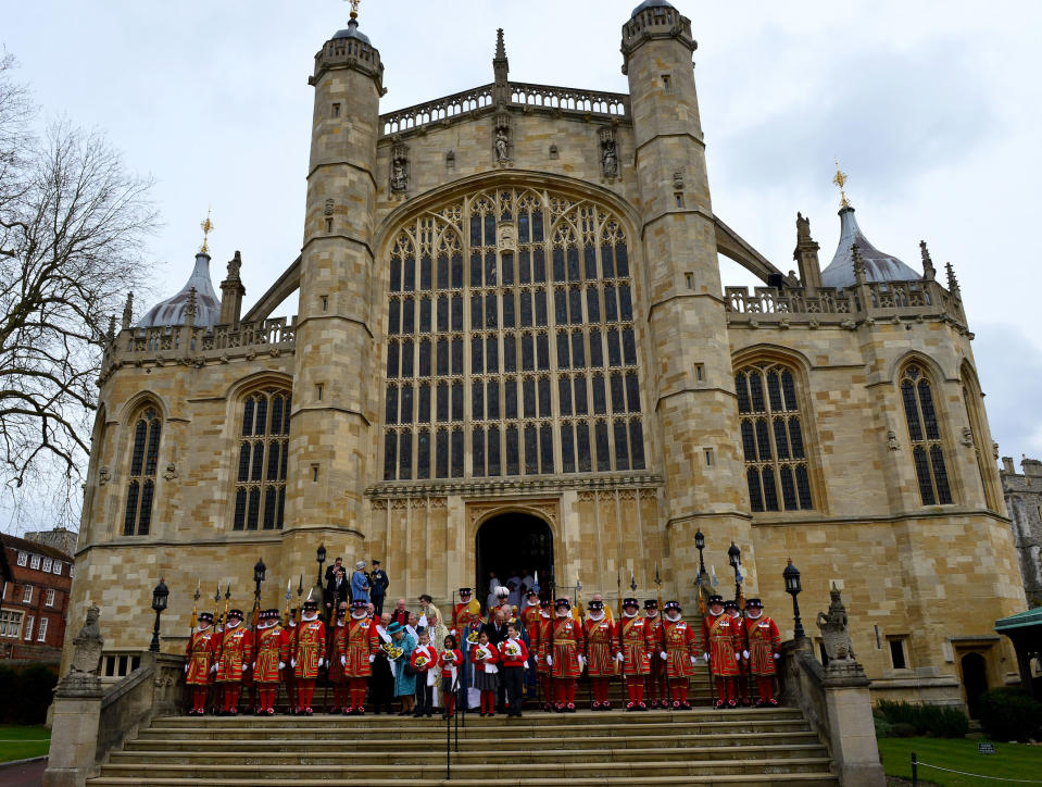 St George’s Chapel has a capacity of 800 compared to Westminster Abbey’s 2000 [Photo: Rex]