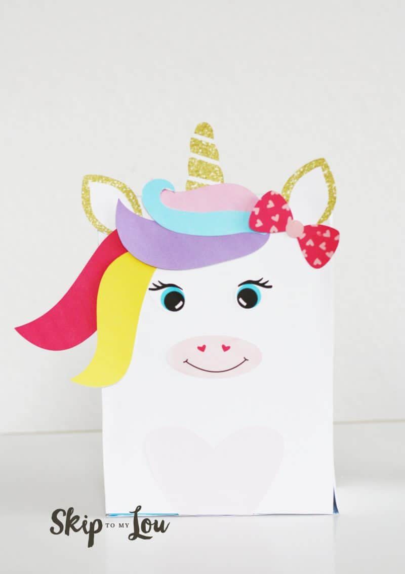 DIY Unicorn Valentine's Day Box