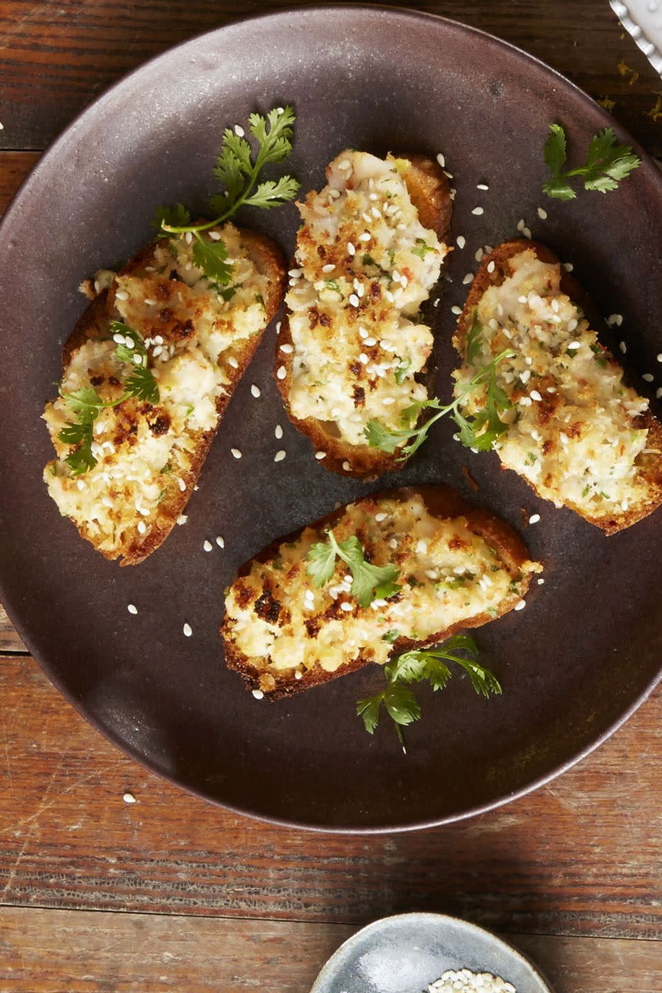 Gingery Shrimp Toasts