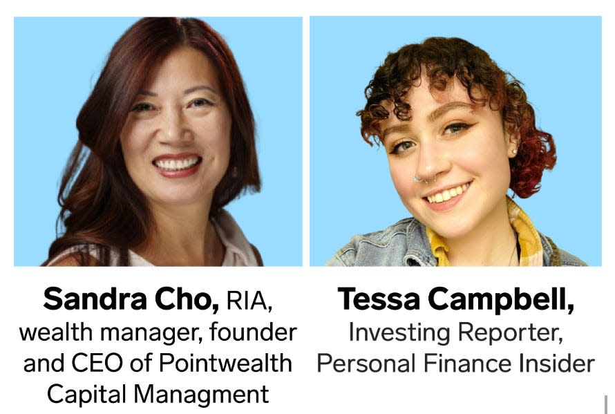 Sandra Cho and Tessa Campbell headshot for expert investing panel