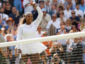 <p>Tennisprofi Serena Williams hat ihr Viertelfinal-Match in Wimbledon, Großbritannien, gegen die Italienerin Camila Giorgi gewonnen. Sie trifft im Halbfinale auf die Deutsche Julia Görges und darf vom achten Grand-Slam-Titel in Wimbledon träumen. (Bild: Reuters) </p>