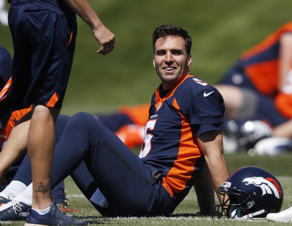 Joe Flacco is the latest attempt for the Broncos to fix their quarterback issue. (AP)