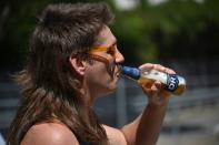 The mullet has remained a staple hairstyle in Kurri Kurri, some 150 kilometres north of Sydney