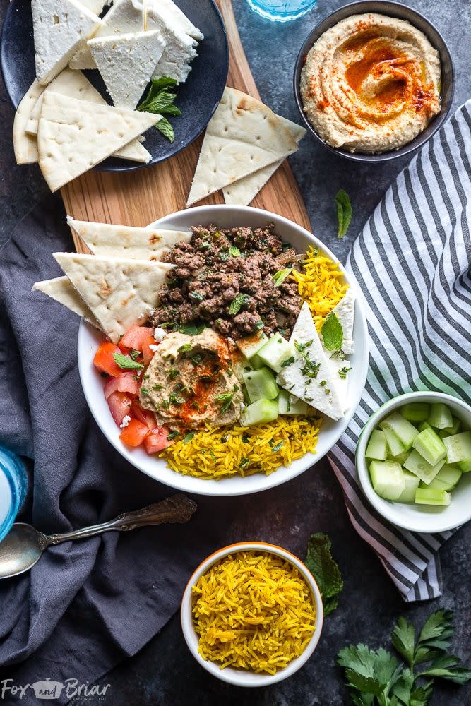 Mediterranean Lamb Bowls