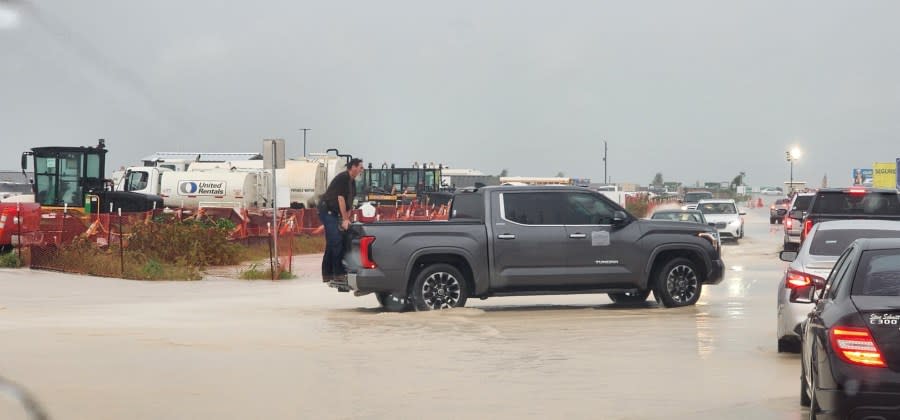 Flooding at the Samsung Plant in Taylor on May 16 | Credit: Daryl Stuart