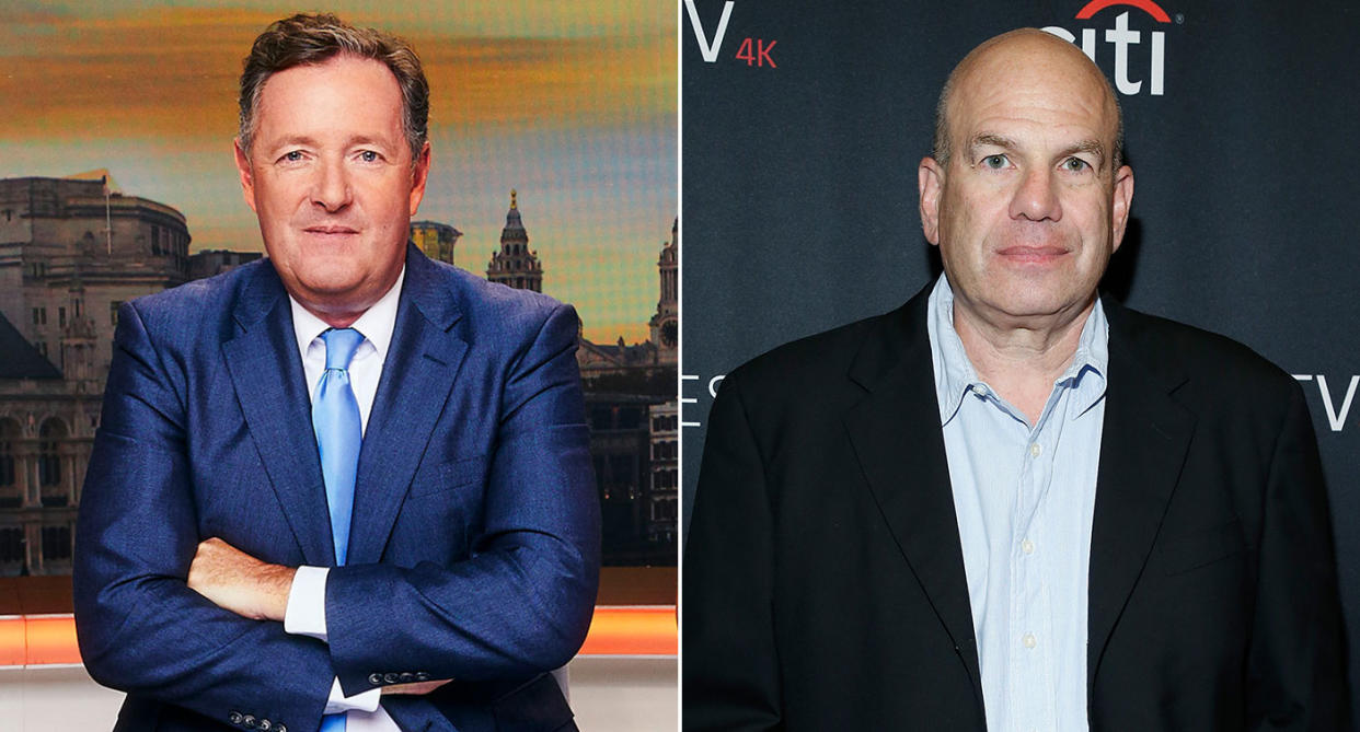 Piers Morgan and The Wire creator David Simon exchanged bitter words on Twitter (ITV/Getty)