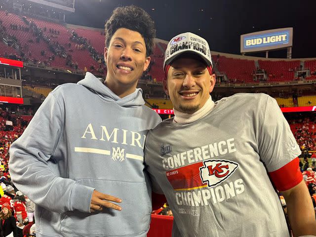 Jackson Mahomes Instagram Jackson Mahomes and Patrick Mahomes.