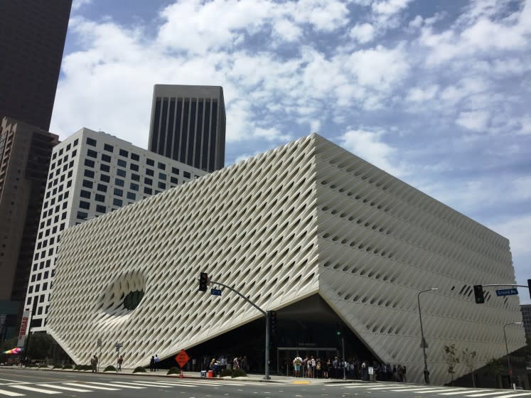 A view of the Broad museum in 2017