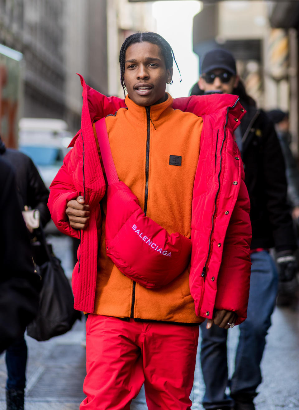 A$AP Rocky outside Calvin Klein on Feb. 10, 2017 in New York City. (Photo: Christian Vierig via Getty Images)