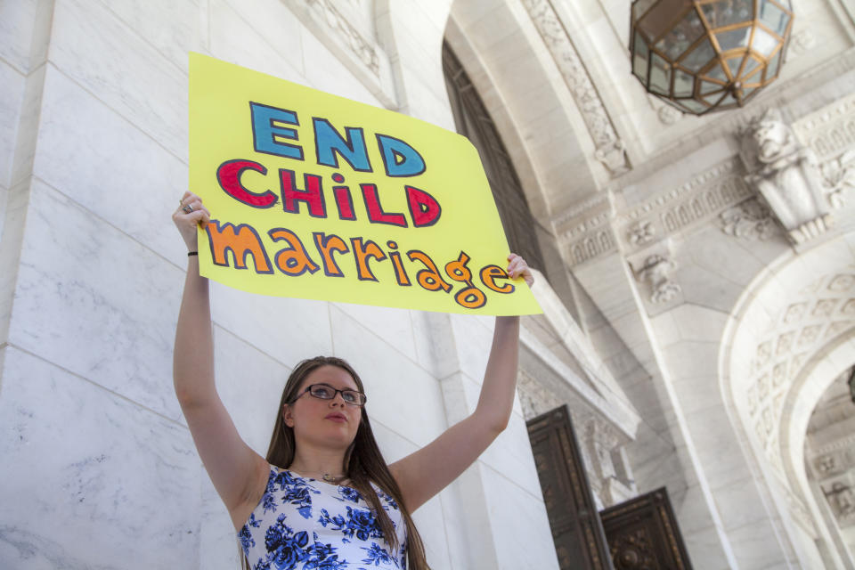 Cassandra Levesque, Democratic member-elect of the New Hampshire House of Representatives, drafted and passed child-marriage legislation in her home state earlier this year. (Photo: Girl Scouts of USA)