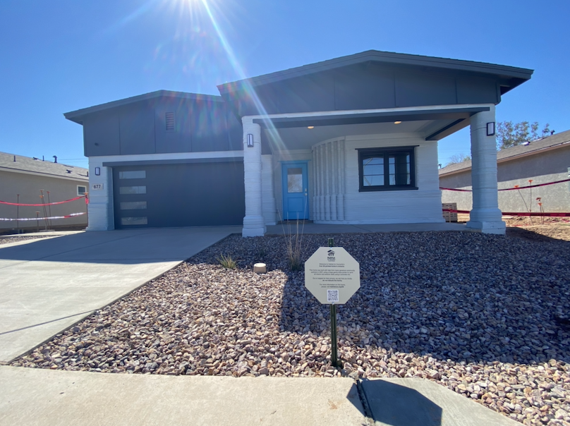 Habitat for Humanity Central Arizona's first 3D printed house in Tempe.