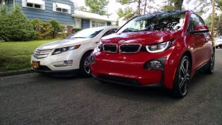 2014 BMW i3 REx vs Chevrolet Volt comparison [photos: David Noland, Tom Moloughney]