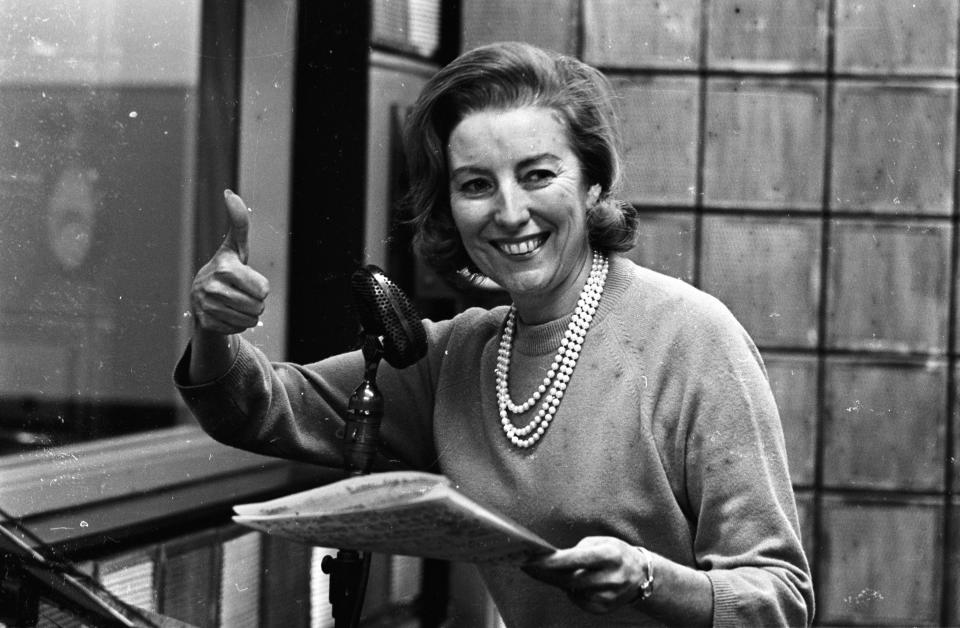 Dame Vera Lynn rehearses her new radio show in 1965.