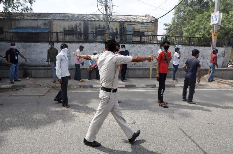 Extended nationwide lockdown to slow spread of coronavirus disease (COVID-19) in New Delhi, India