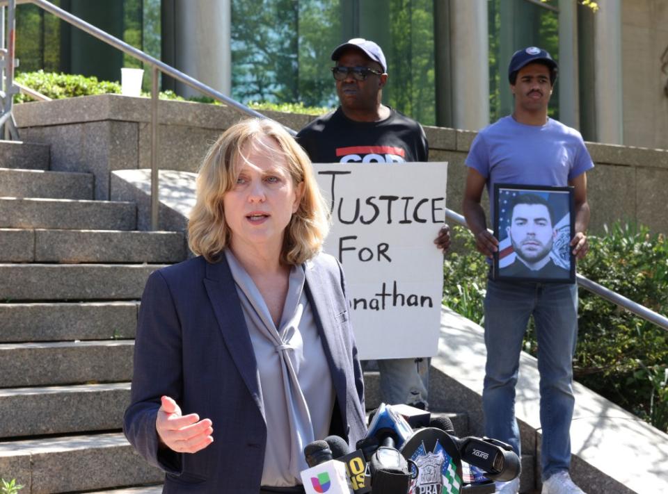 Queens District Attorney Melinda Katz said that her office will continue to seek justice for Diller. Brigitte Stelzer