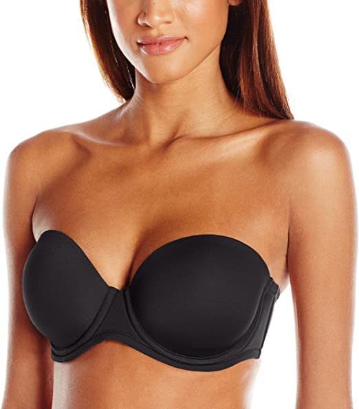 Womens Black A-D Maximising Multiway Strapless Bra