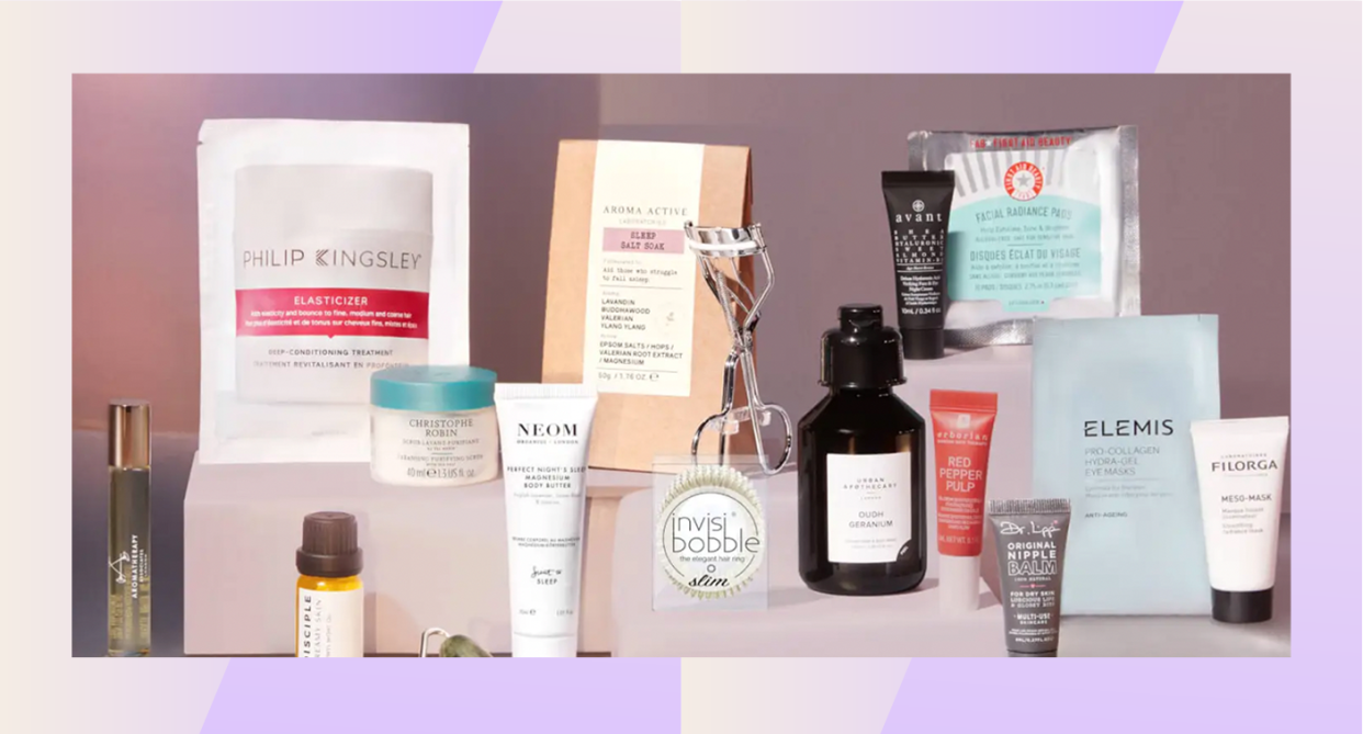The bundle includes 17 products, including luxury brands such as Elemis, Neom and Philip Kinglsey. (LookFantastic)