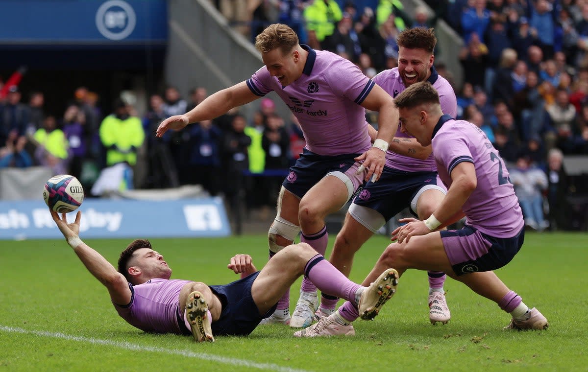 Scotland held on to defeat Italy at Murrayfield  (Action Images via Reuters)