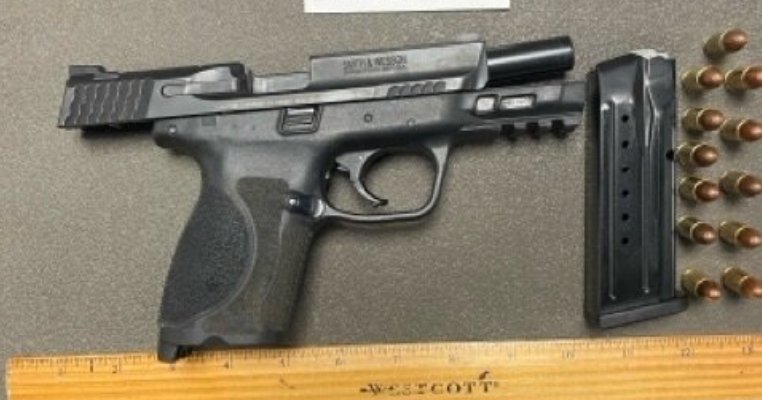 Gun intercepted at the Daytona Beach International Airport in 2023.