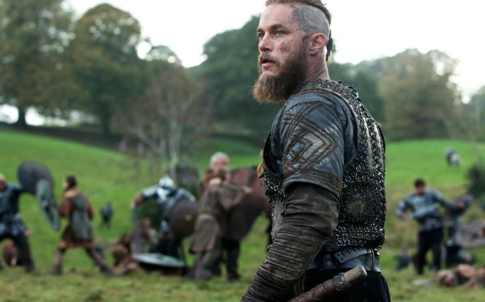 Travis Fimmel as Ragnar Lothbrok in Vikings - History Channel