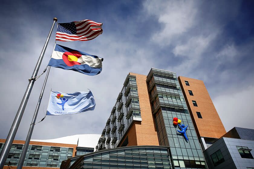 AURORA, CO - SEPTEMBER 30: The Children's Hospital Colorado, which has seen 10 patients with respiratory enterovirus EV-D68 after an outbreak in the state, is seen on September 30, 2014 in Aurora, Colorado. Enterovirus 68 is similar to the common cold, but symptoms can be more serious, according to the U.S. Centers for Disease Control and Prevention, causing wheezing and in some instances, neurological symptoms and temporary paralysis. (Photo by Marc Piscotty/Getty Images)