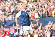 Griffiths scored two brilliant free-kicks for Scotland in a 2-2 World Cup qualifying draw with England (Martin Rickett/PA).