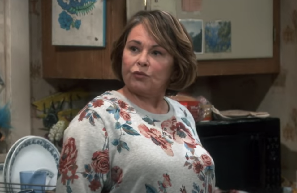 Roseanne in a scene from her show