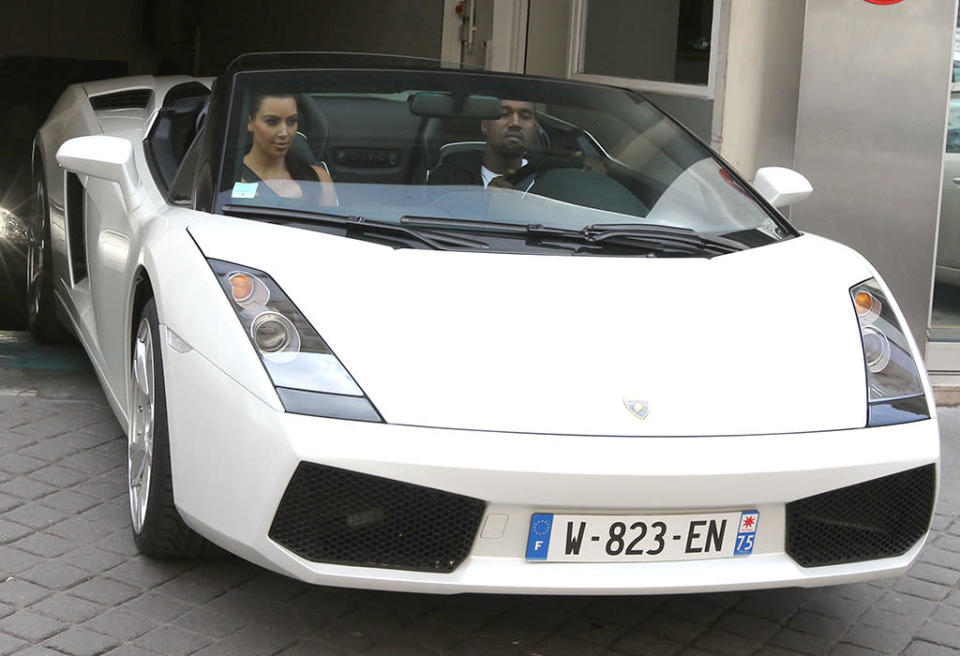 Kim Kardashian and Kanye West have fun in Paris