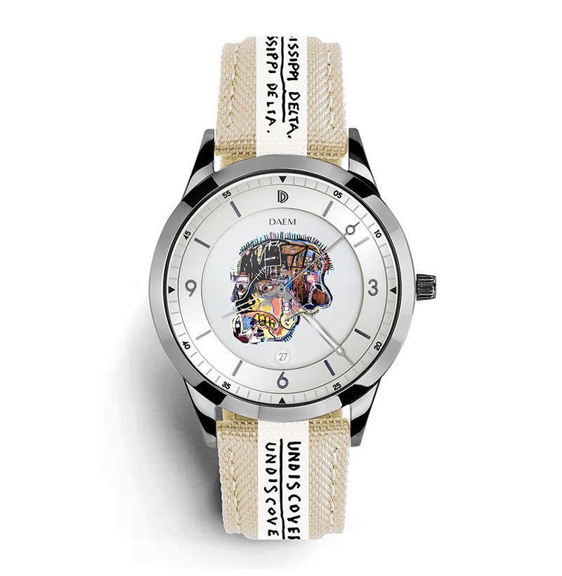 Daem x Basquiat Skull Watch