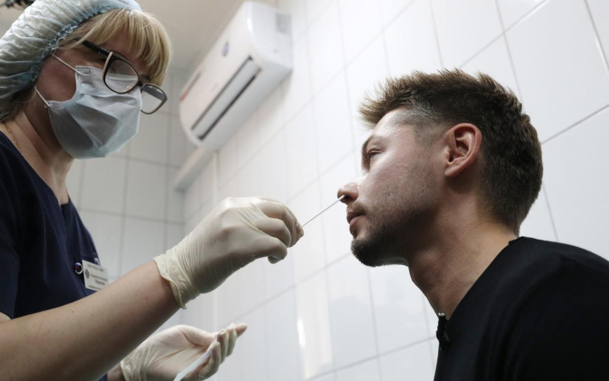 Tests currently used for detecting coronavirus cannot tell if the recipient is suffering from flu - Alexander Shcherbak /TASS