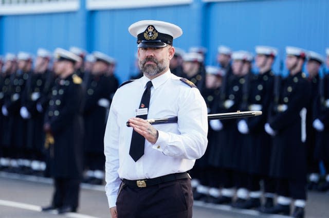 Remembrance Sunday rehearsal