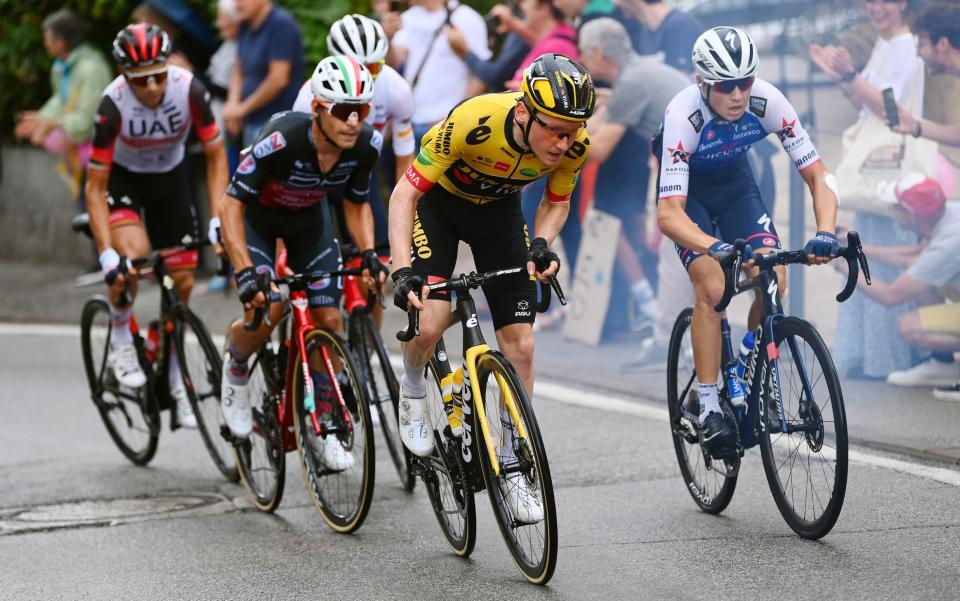 Sam Oomen - giro ditalia 2022 live stage 20 cycling updates results race latest results - GETTY IMAGES