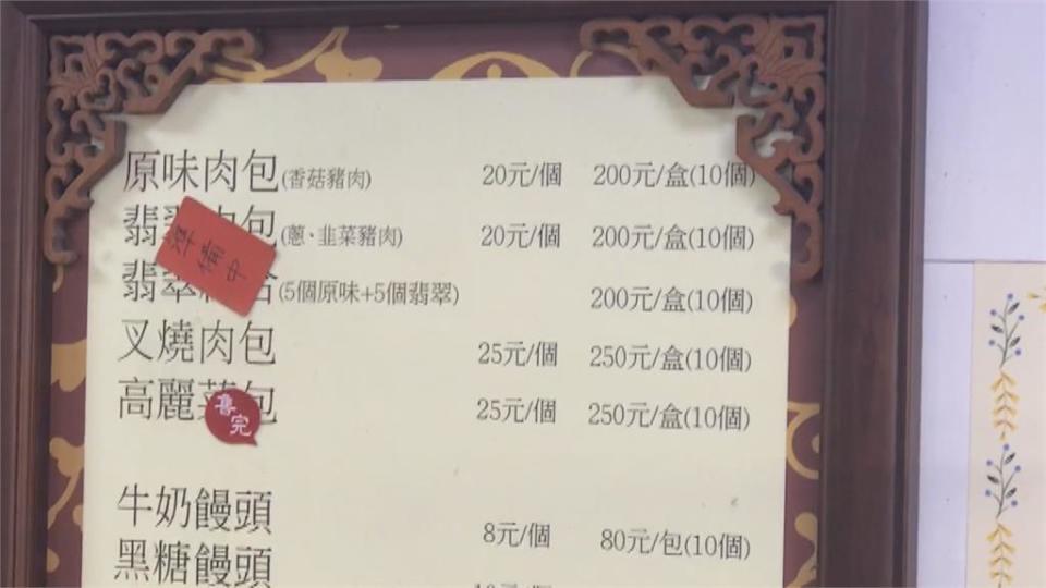 鹿港三大肉包名店喊漲！　阿振、老龍師肉包漲2元