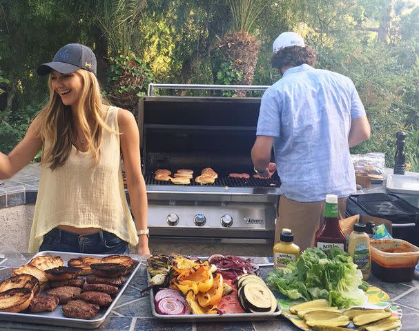 Amy Cole Instagram Gerrit Cole cooking with his wife Amy Cole.