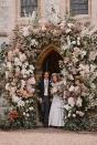 <p>The couple tied the knot with an intimate wedding ceremony at the <a href="https://www.townandcountrymag.com/society/tradition/a33348976/princess-beatrice-edoardo-mapelli-mozzi-wedding-venue-royal-chapel-all-saints/" rel="nofollow noopener" target="_blank" data-ylk="slk:Royal Chapel of All Saints;elm:context_link;itc:0;sec:content-canvas" class="link ">Royal Chapel of All Saints</a> at Royal Lodge, after the coronavirus pandemic put their original wedding plans on pause. The royal wedding was said to have had a <a href="https://www.townandcountrymag.com/society/tradition/a33356019/princess-beatrices-royal-wedding-secret-garden-theme/" rel="nofollow noopener" target="_blank" data-ylk="slk:“secret garden” theme;elm:context_link;itc:0;sec:content-canvas" class="link ">“secret garden” theme</a>. Princess Beatrice wore Queen Mary’s diamond fringe tiara and<a href="https://www.townandcountrymag.com/society/tradition/a31085338/princess-beatrice-wedding-dress/" rel="nofollow noopener" target="_blank" data-ylk="slk:a vintage wedding dress by famed fashion designer Norman Hartness;elm:context_link;itc:0;sec:content-canvas" class="link "> a vintage wedding dress by famed fashion designer Norman Hartness</a>, both of which were on loan to her by the Queen.</p>