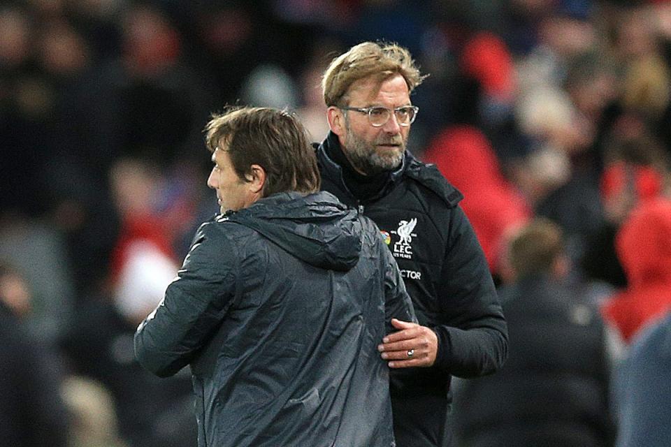 Antonio Conte says Liverpool are a ‘good example’ for Tottenham to follow (PA Archive)