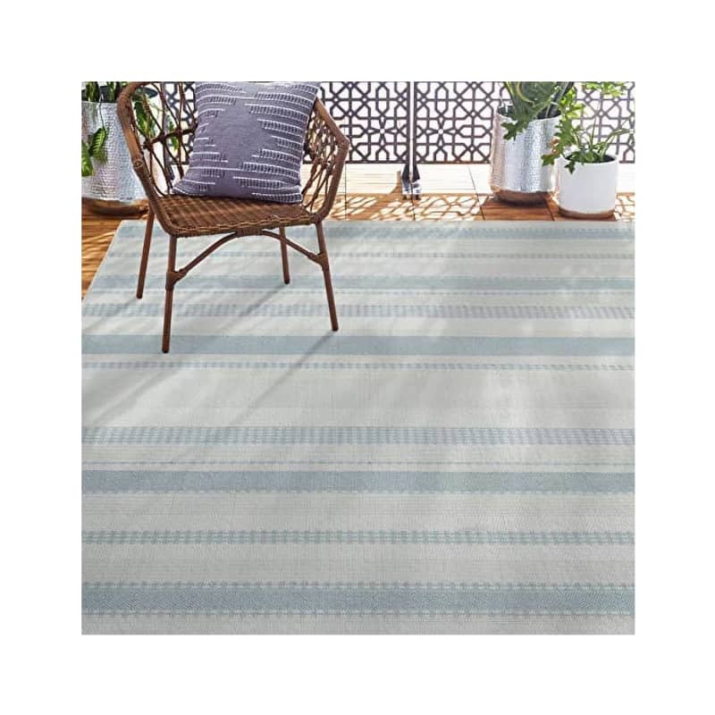 Home Dynamix Tripoli Mateo Modern Striped Indoor/Outdoor Area Rug